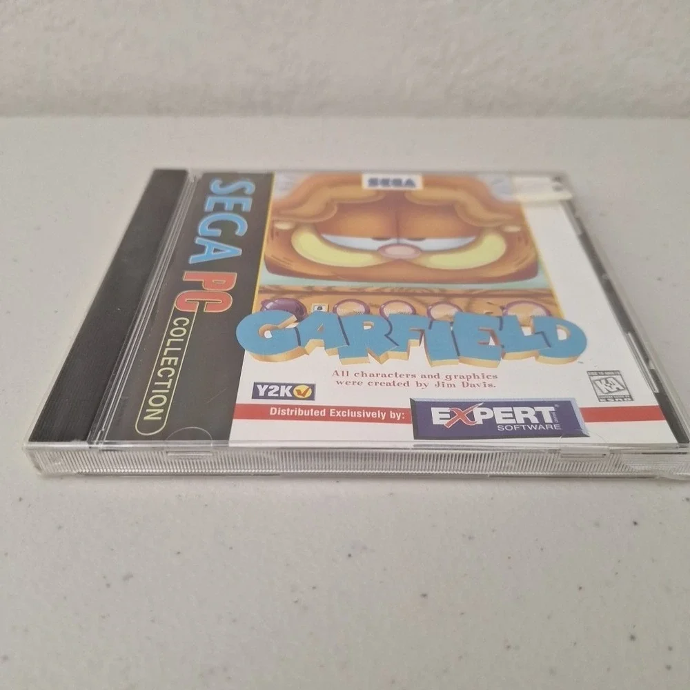 RARE Vintage NEW Garfield In TV Land Sega Entertainment CD-ROM PC SEALED